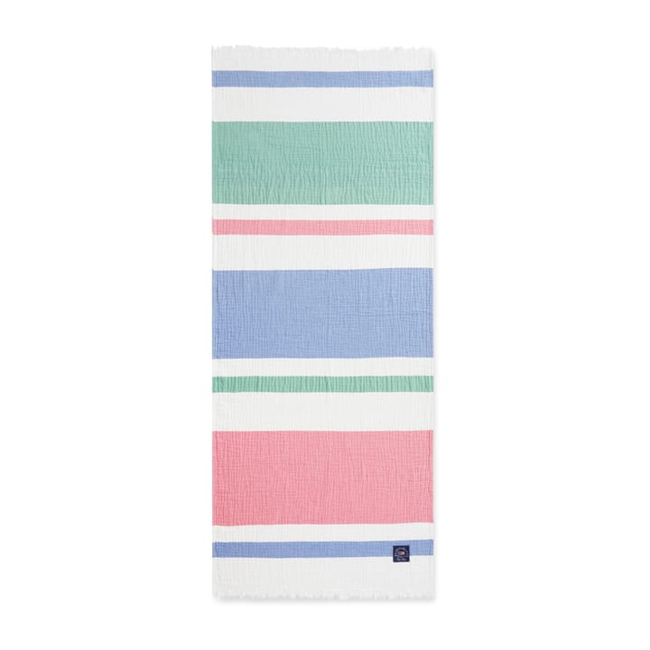 Striped vaflet bomullspledd 130 x 170 cm, Multi Lexington