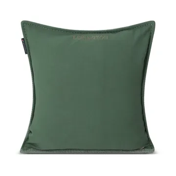 Structured Wool Cotton miks putetrekk 50 x 50 cm - Green - Lexington