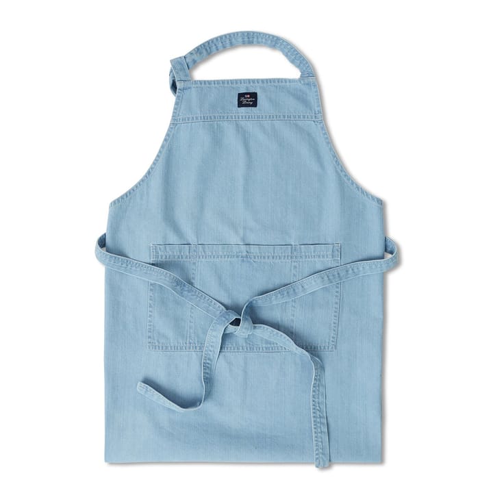 Washed denim forkle 80x105 cm, Light blue Denim Lexington