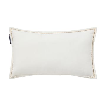 Winter House eko. fløyelsbomull pute 30x50 cm - White-Light beige - Lexington