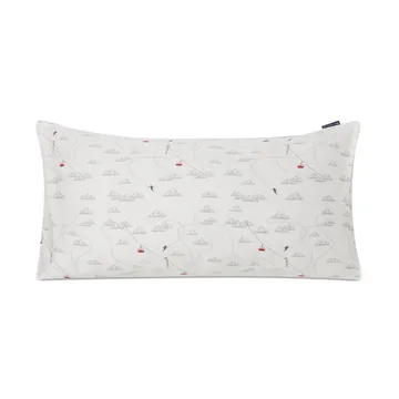 Winter Printed Cotton Sateen putevar 50 x 90 cm - White-gray-red - Lexington