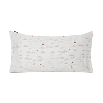 Winter Printed Cotton Sateen putevar 50 x 90 cm - White-gray-red - Lexington