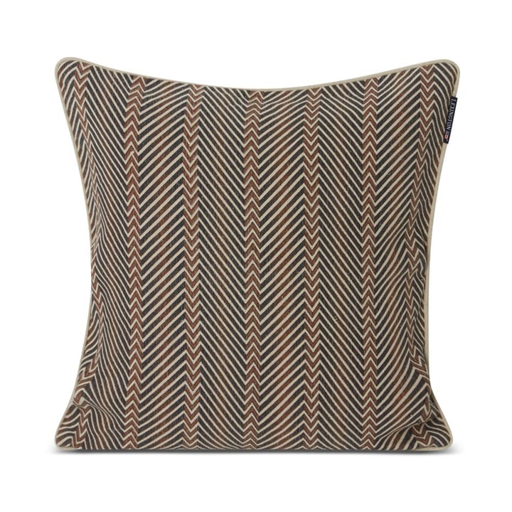 Zig Zag Printed putevar 50 x 50 cm - Brown-beige - Lexington