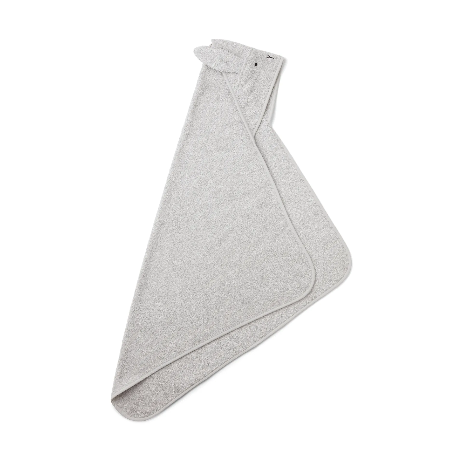 Albert badehåndkle med hette 70x70 cm, Rabbit dumbo grey Liewood