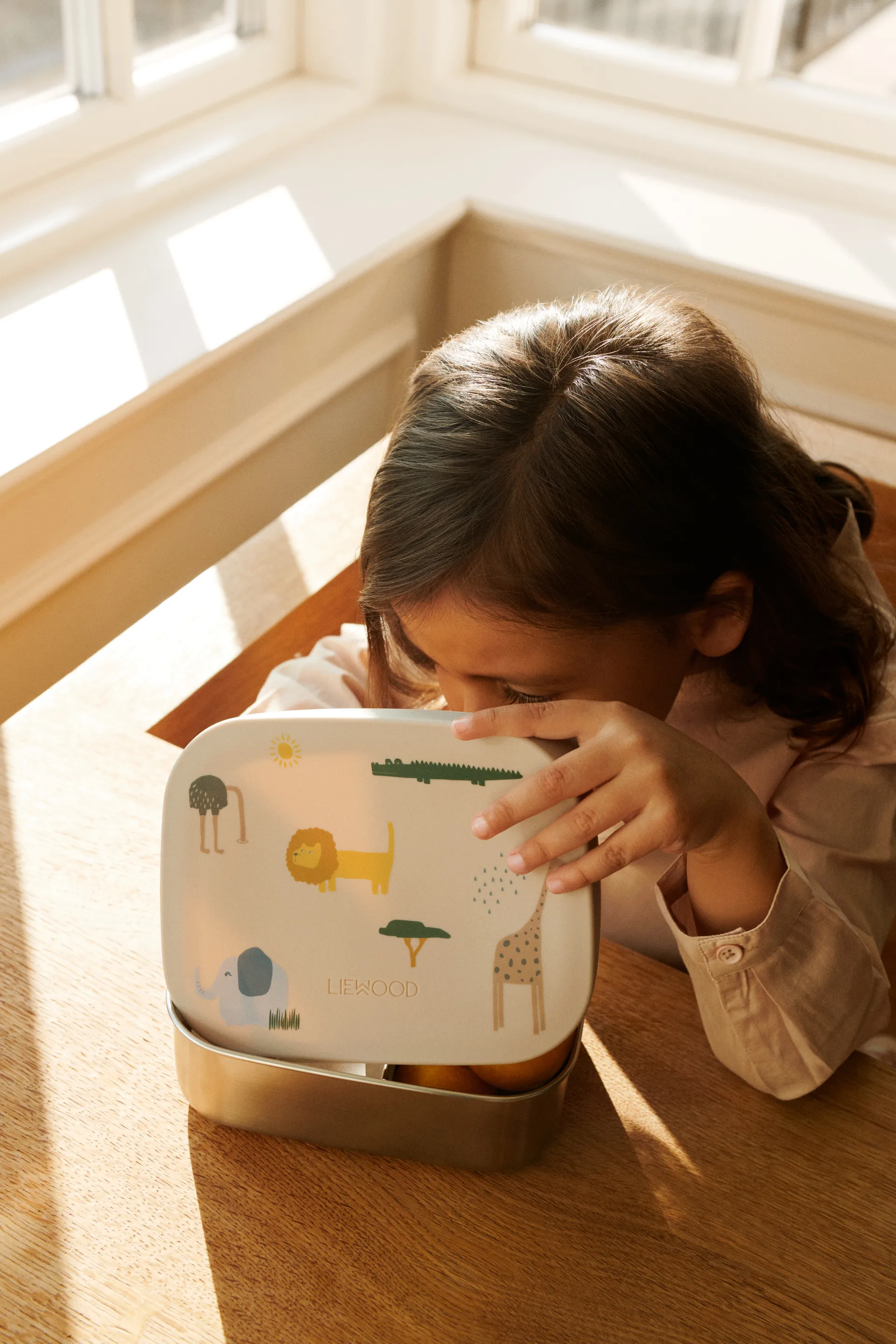 Arthur matboks 13,5x17 cm, Safari sandy mix Liewood