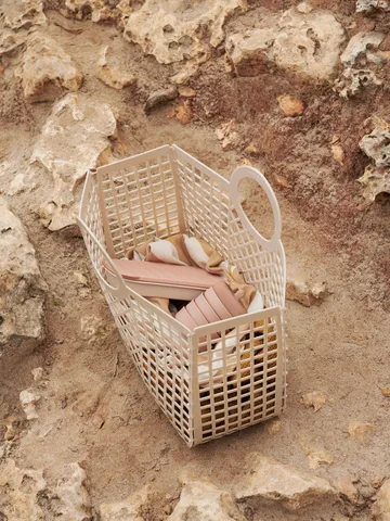 Bloom oppbevaringskurv - Sandy - Liewood