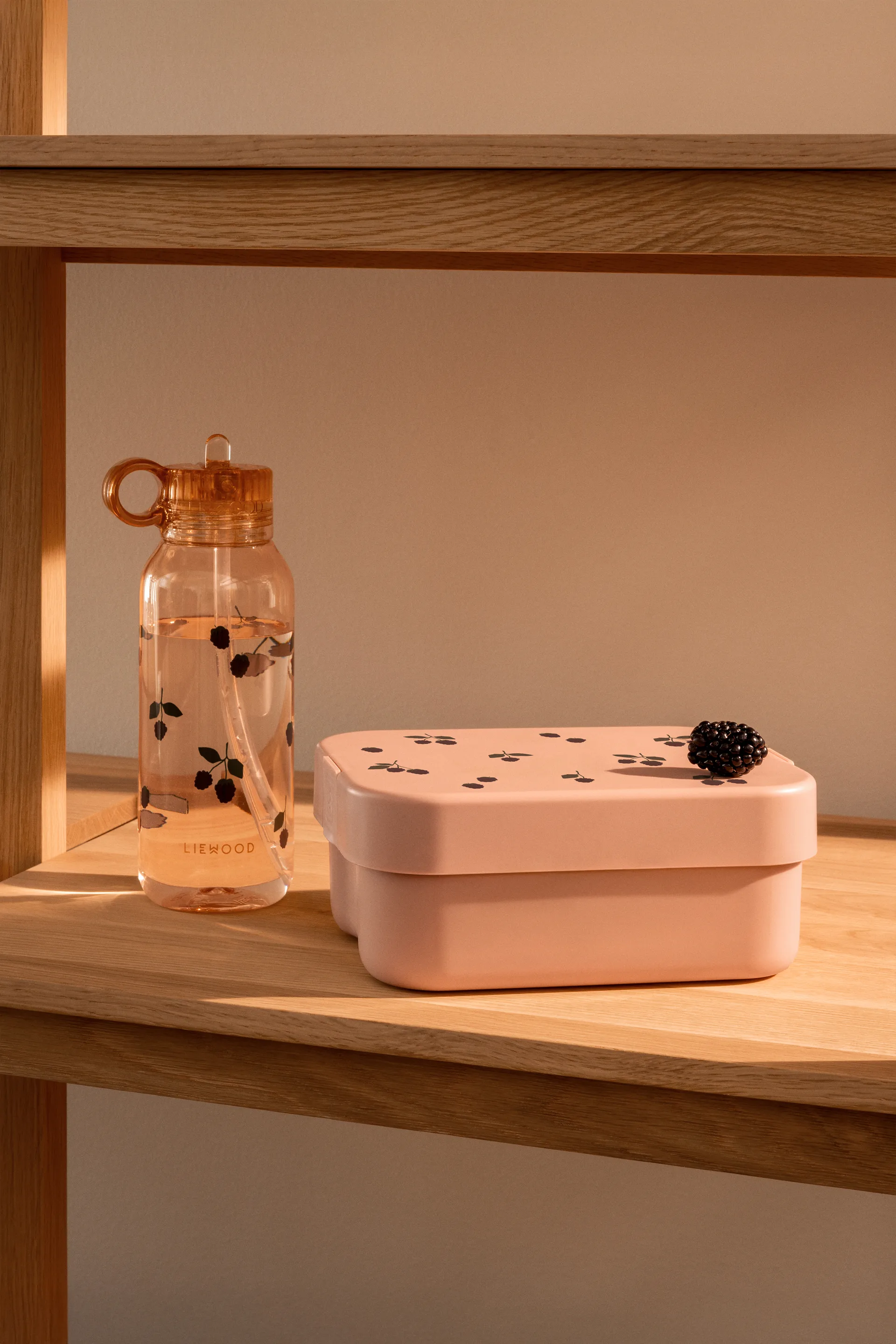 Chelsey printed matboks sett 2 deler, Berry-Pale Tuscany Liewood