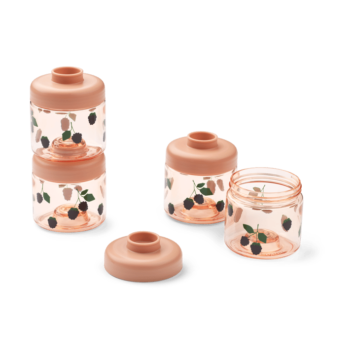 Dominique barnematglass 100 ml 4-pakning - Berry-Pale Tuscany - Liewood