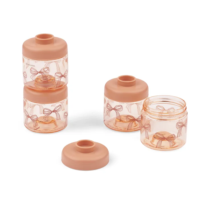 Dominique barnematglass 100 ml 4-pakning - Bows-Pale Tuscany - Liewood