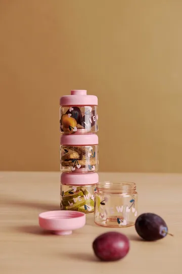 Dominique barnematglass 100 ml 4-pakning - Cherry heart-Rosey - Liewood