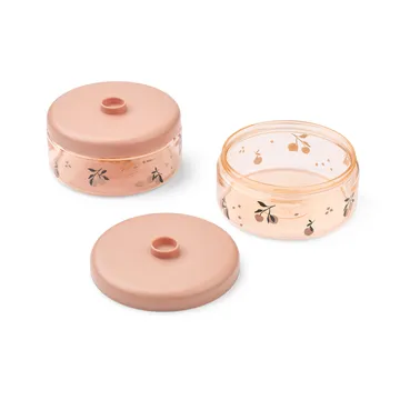 Dominique barnematglass 500 ml 4-pakning - Peach-sea shell - Liewood