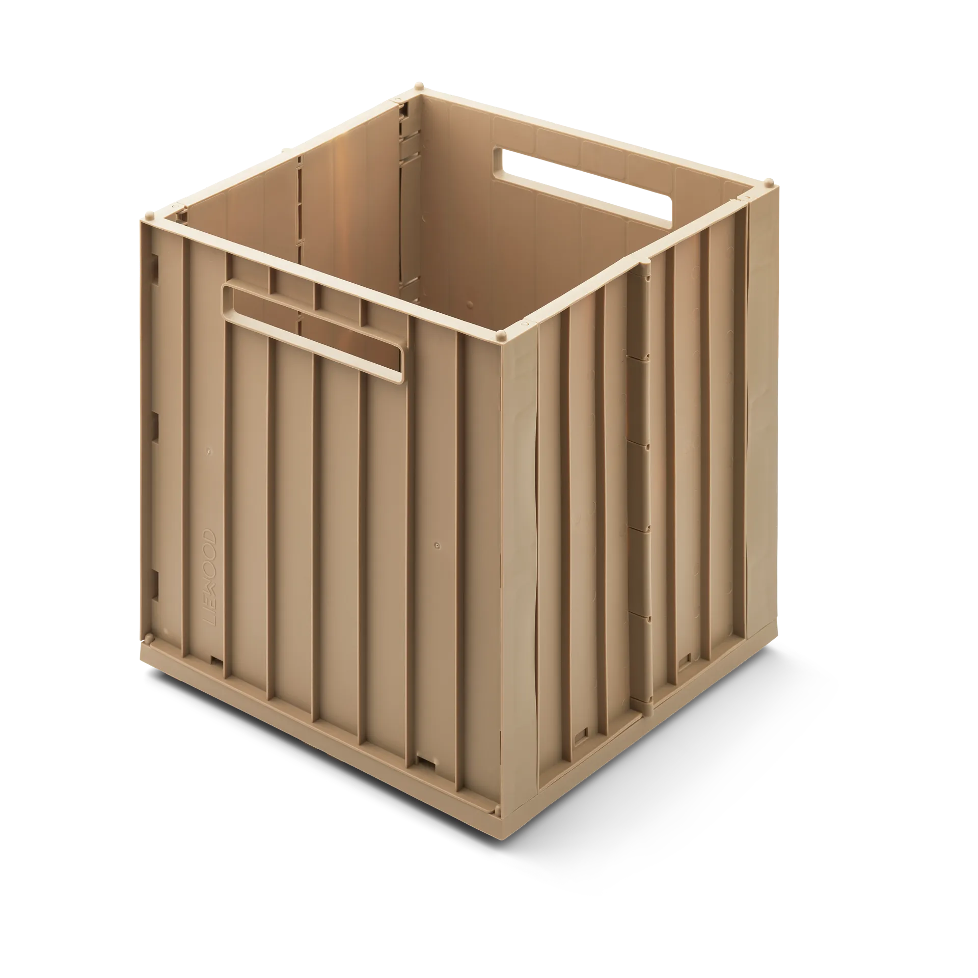Elijah oppbevaringsboks med lokk 31x31 cm, Oat Liewood