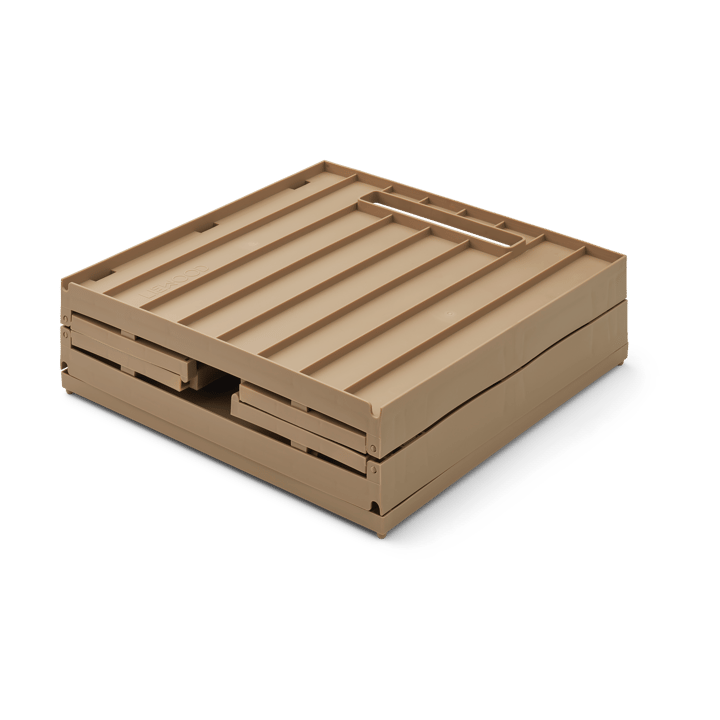 Elijah oppbevaringsboks med lokk 31x31 cm, Oat Liewood