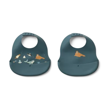 Ember printet smekke 2 deler - Arctic Sea-Ocean view - Liewood