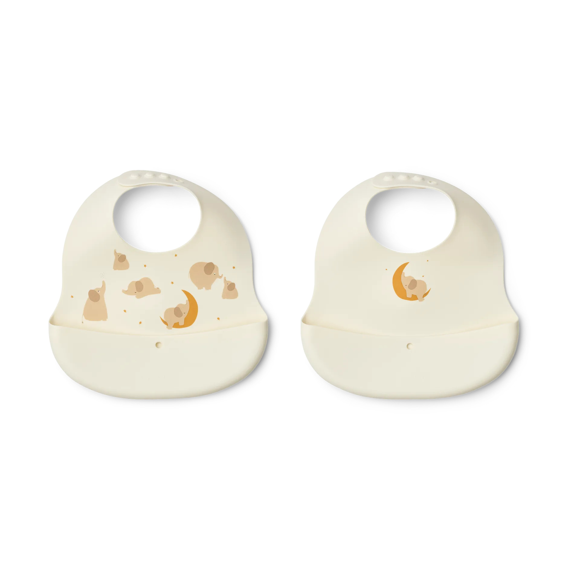 Ember printet smekke 2 deler, Elephant-Creme de la creme Liewood