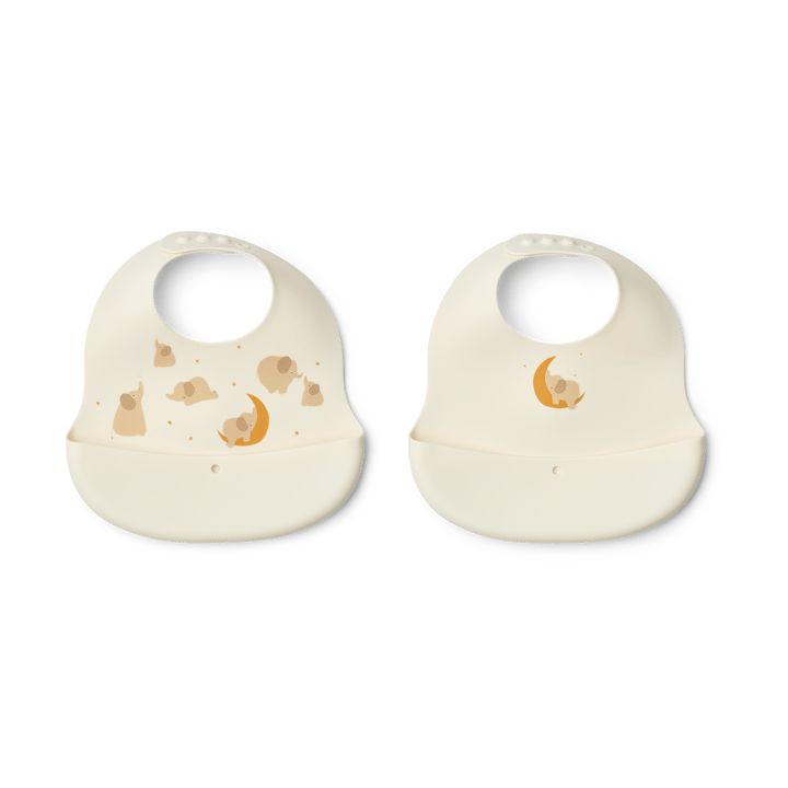 Ember printet smekke 2 deler - Elephant-Creme de la creme - Liewood