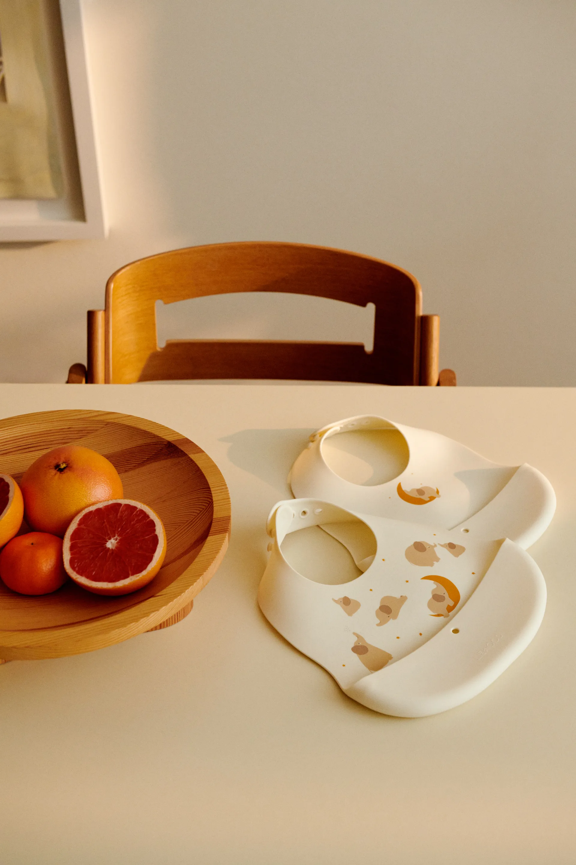 Ember printet smekke 2 deler, Elephant-Creme de la creme Liewood