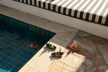 Ensley badeleke båter 2 deler - Whale blue multi mix - Liewood