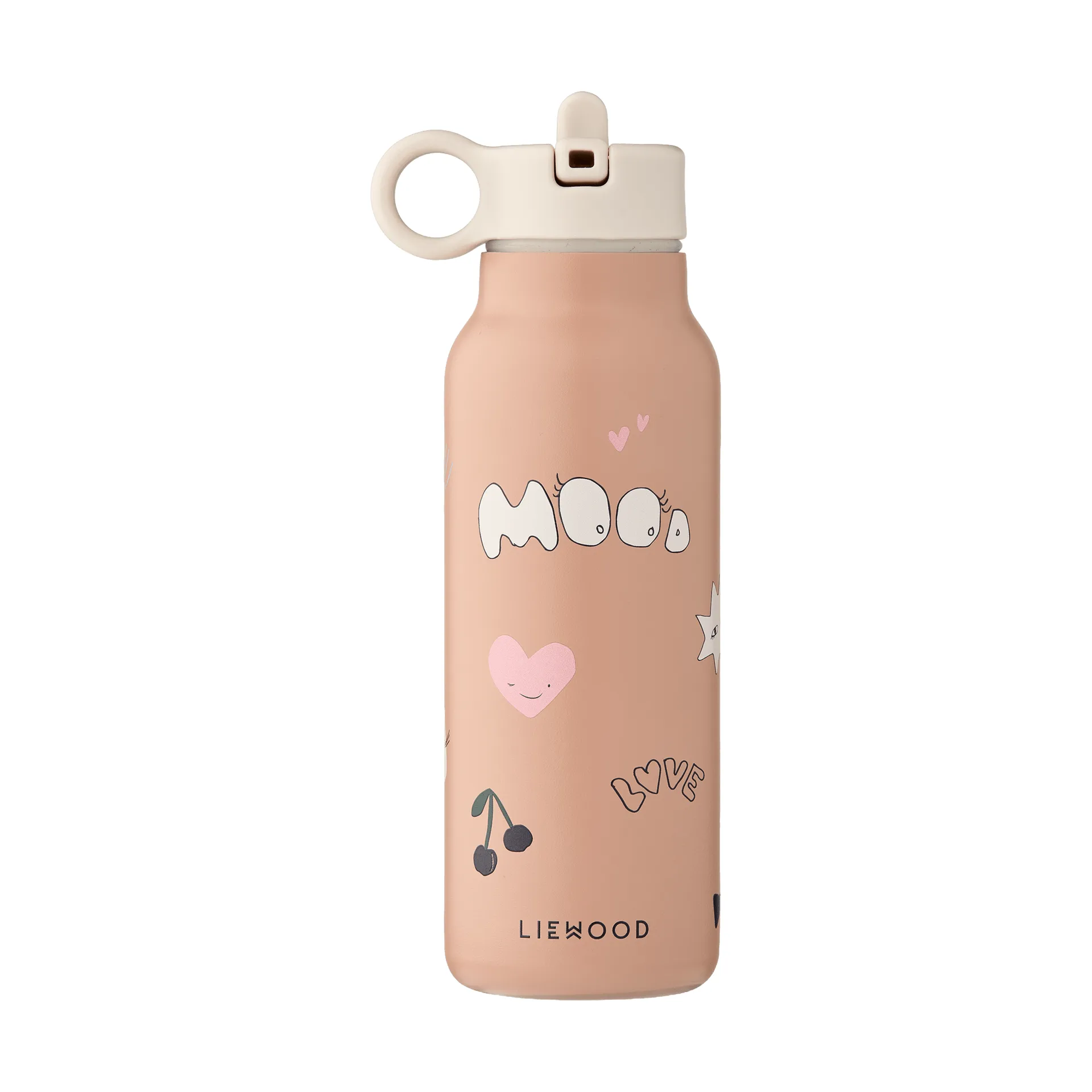 Liewood Falk vannflaske 35 cl Mood-Pale Tuscany | Skandinavisk Design | Vannflasker | Rosa