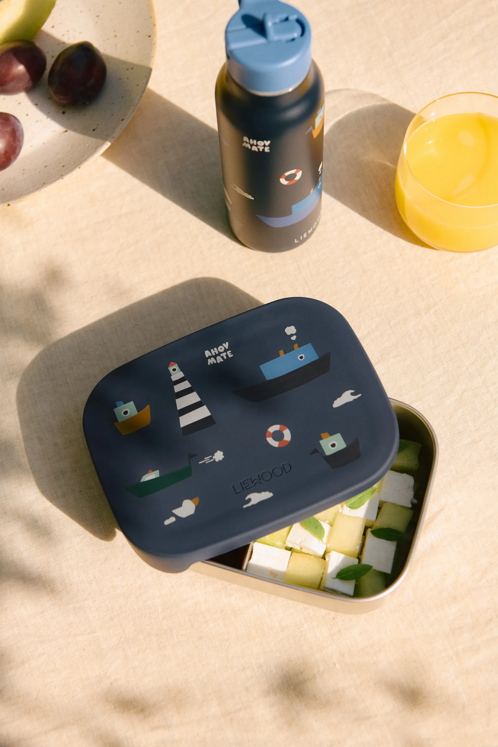 Falk vannflaske 35 cl, Sailing-classic navy Liewood