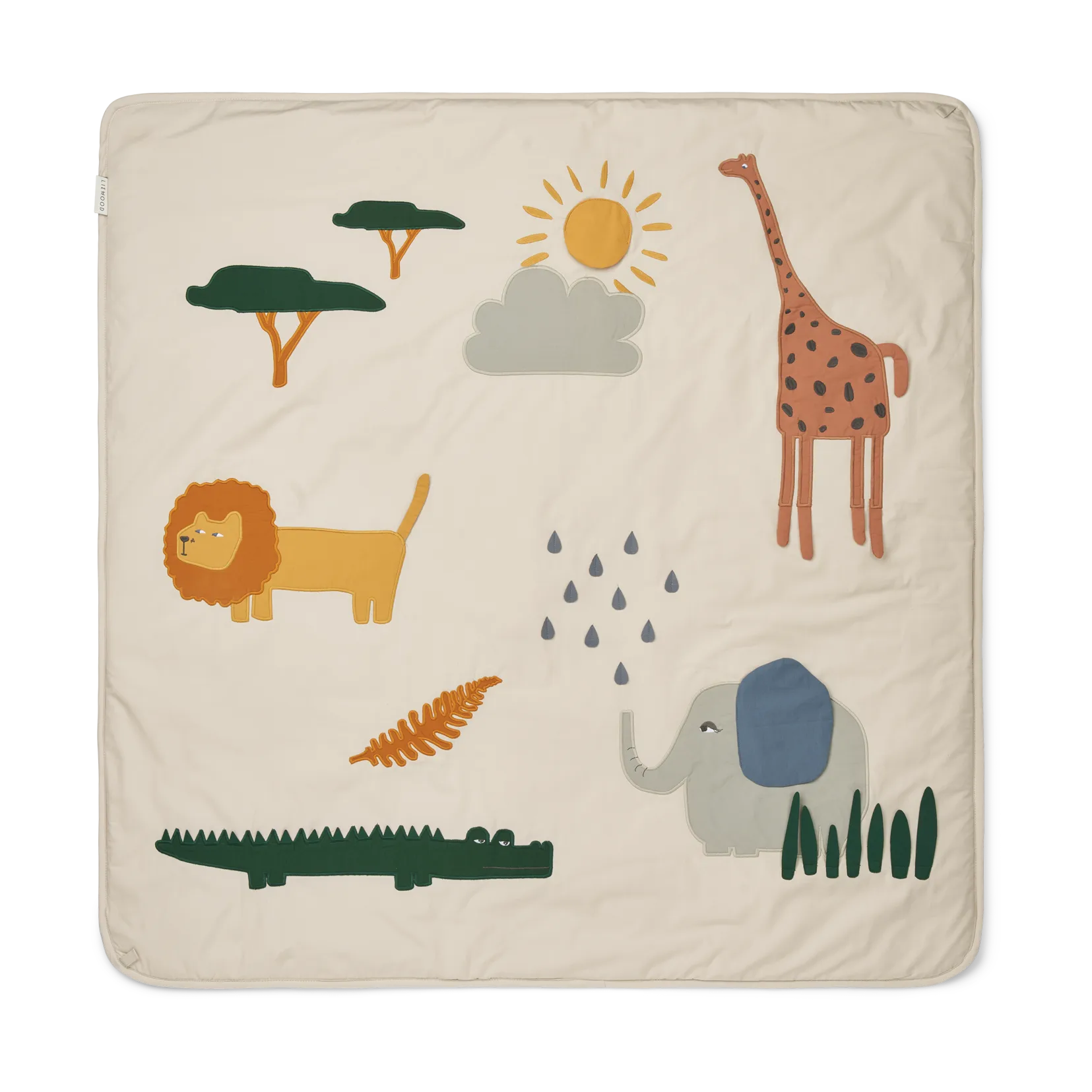 Glenn teppe 110x110 cm, Safari sandy mix Liewood