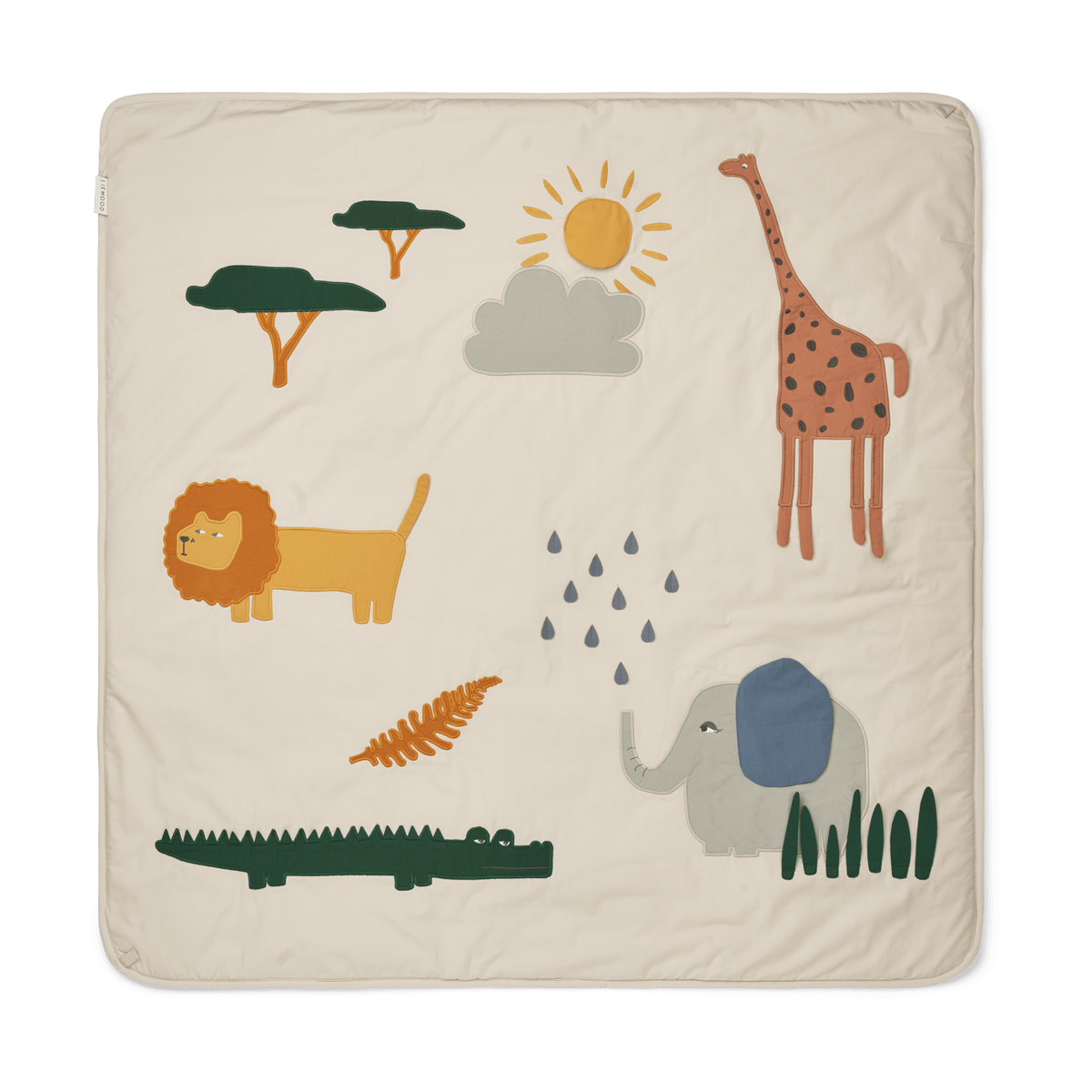 Bilde av Liewood Glenn teppe 110x110 cm Safari sandy mix