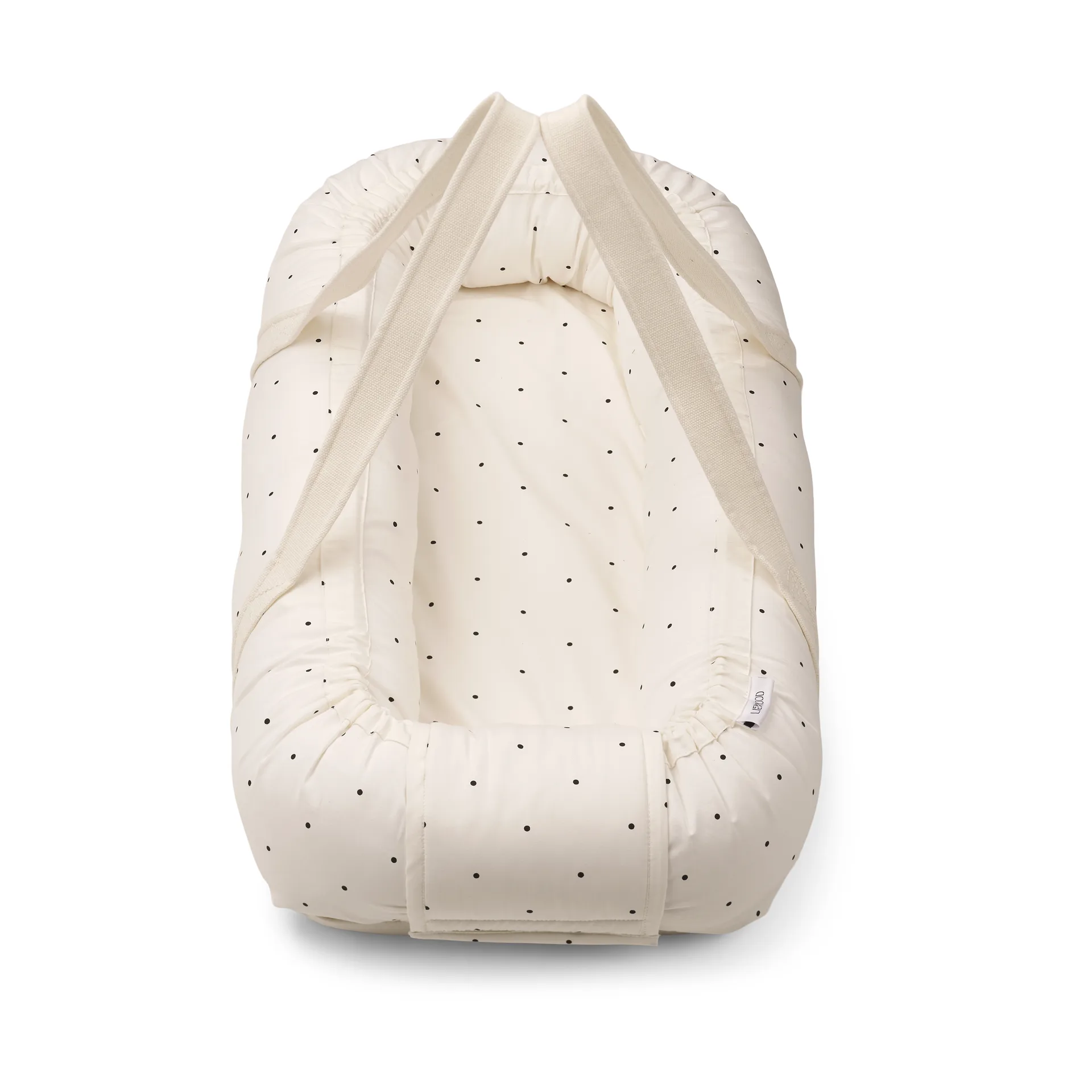 Gro printed babynest, Classic dot crème de la crème Liewood