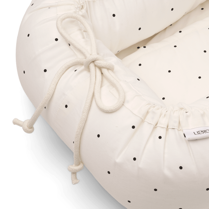 Gro printed babynest, Classic dot crème de la crème Liewood