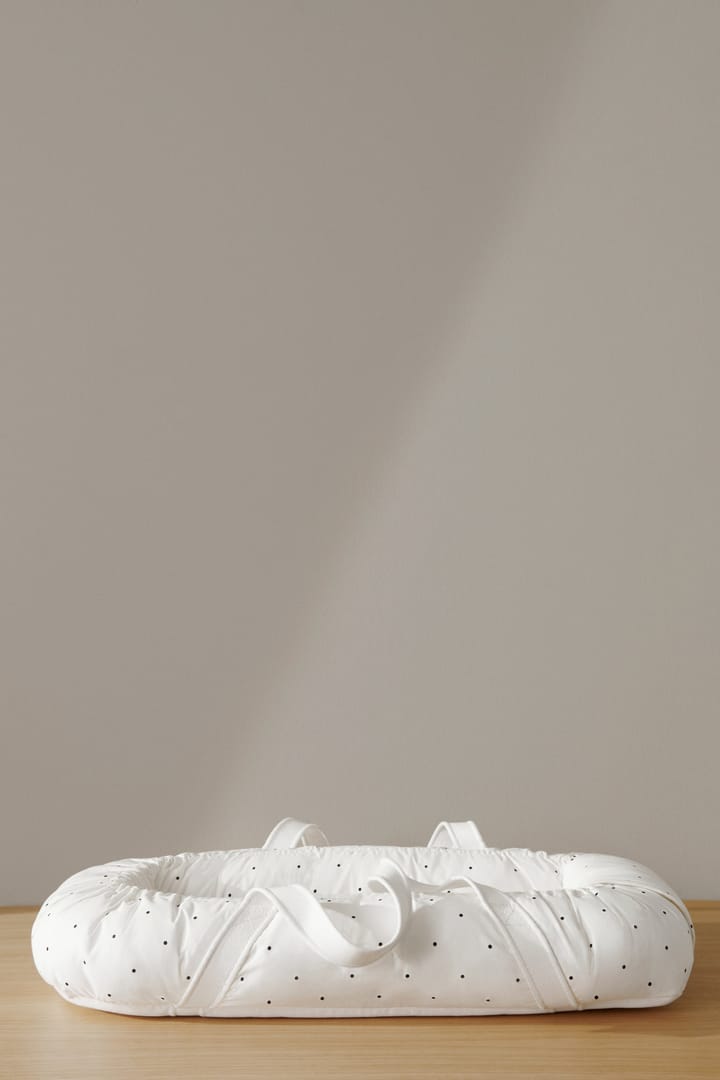 Gro printed babynest, Classic dot crème de la crème Liewood