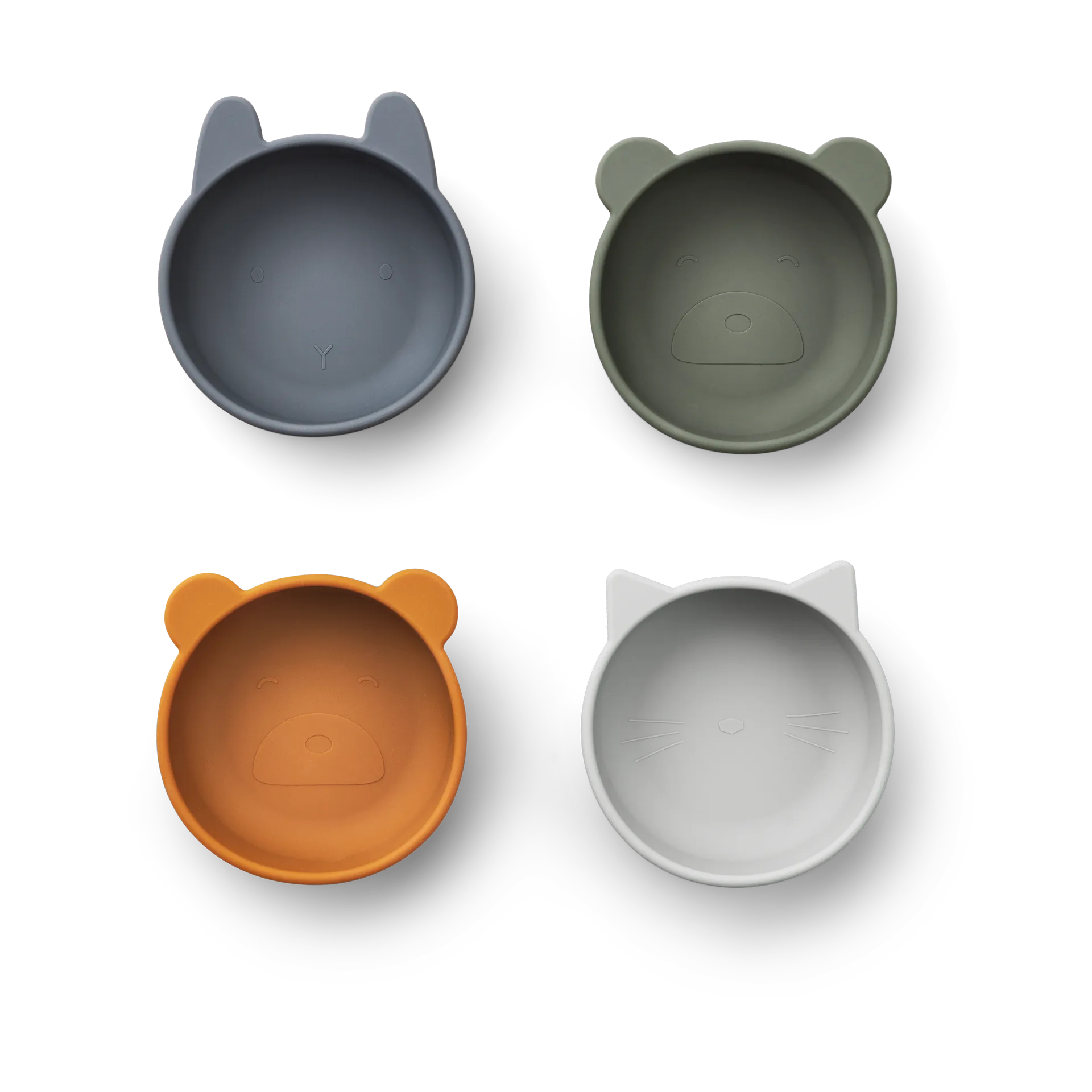 Iggy silikonbolle 4 deler, Blue mix Liewood