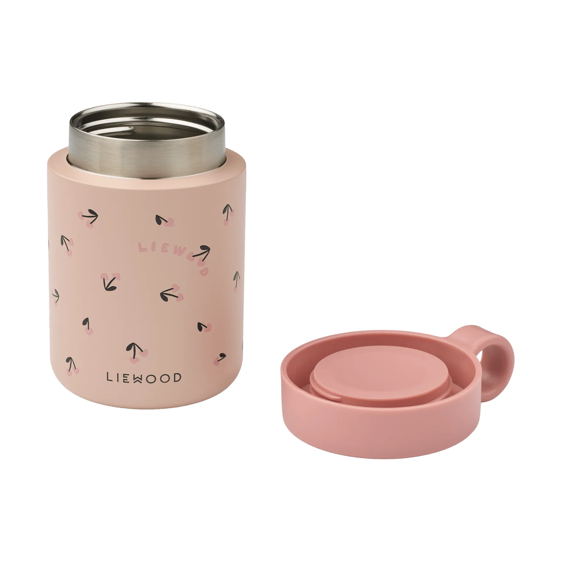 Kiani printed termos, Mini cherry heart-rosey Liewood