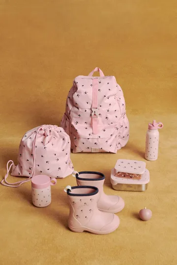 Kiani printed termos - Mini cherry heart-rosey - Liewood