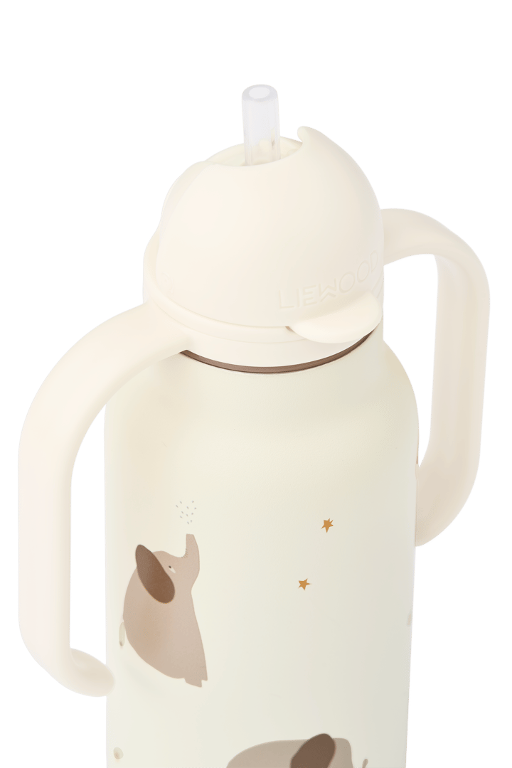 Kimmie vannflaske 25 cl, Elephant-Creme de la creme Liewood