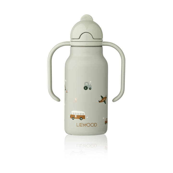 Kimmie vannflaske 25 cl - Vehicles-Dove blue - Liewood