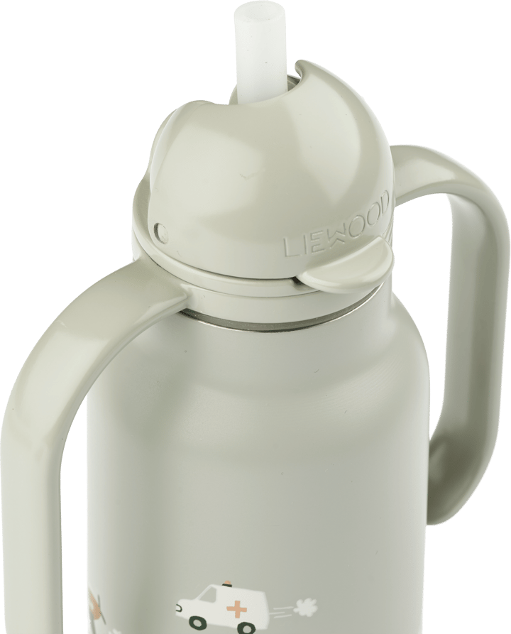 Kimmie vannflaske 25 cl, Vehicles-Dove blue Liewood