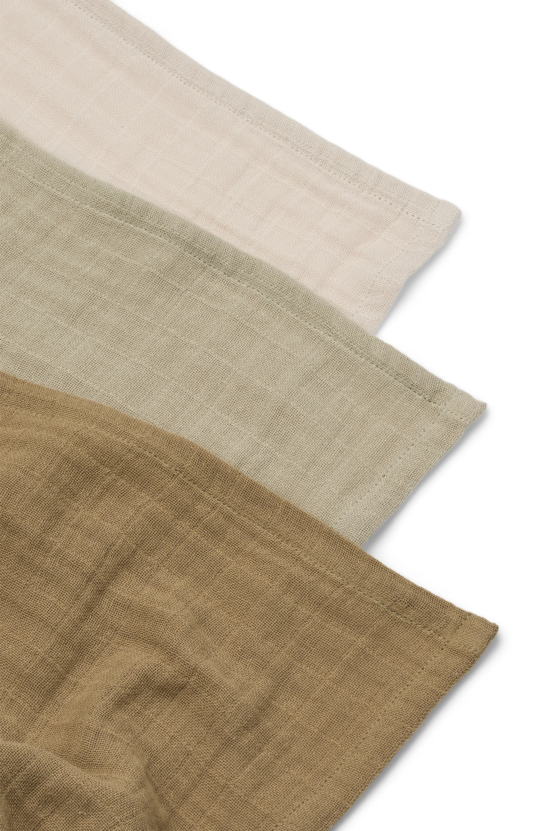 Lewis musselin teppe 3 deler 65x65 cm, Sandy mix Liewood