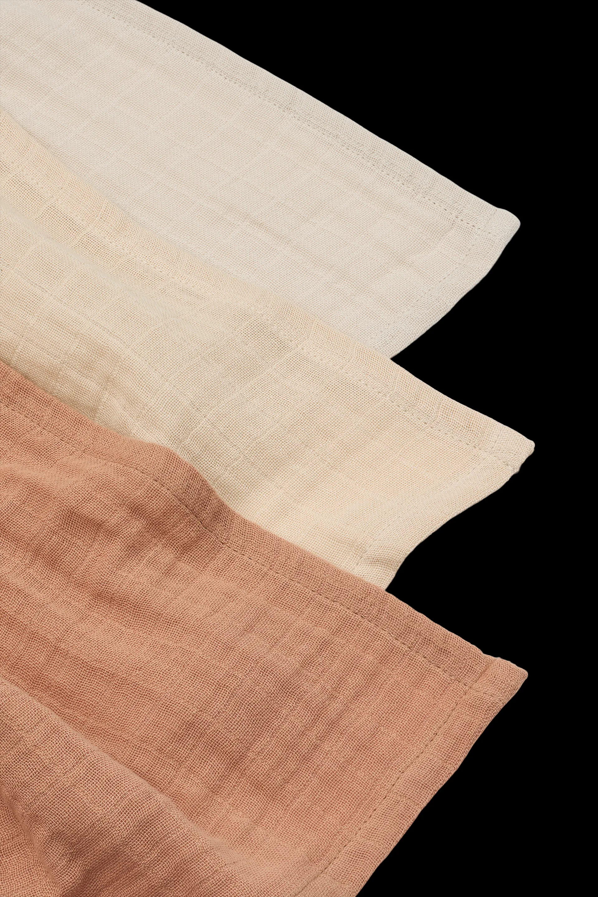 Lewis musselin teppe 3 deler 65x65 cm, Tuscany rose mix Liewood