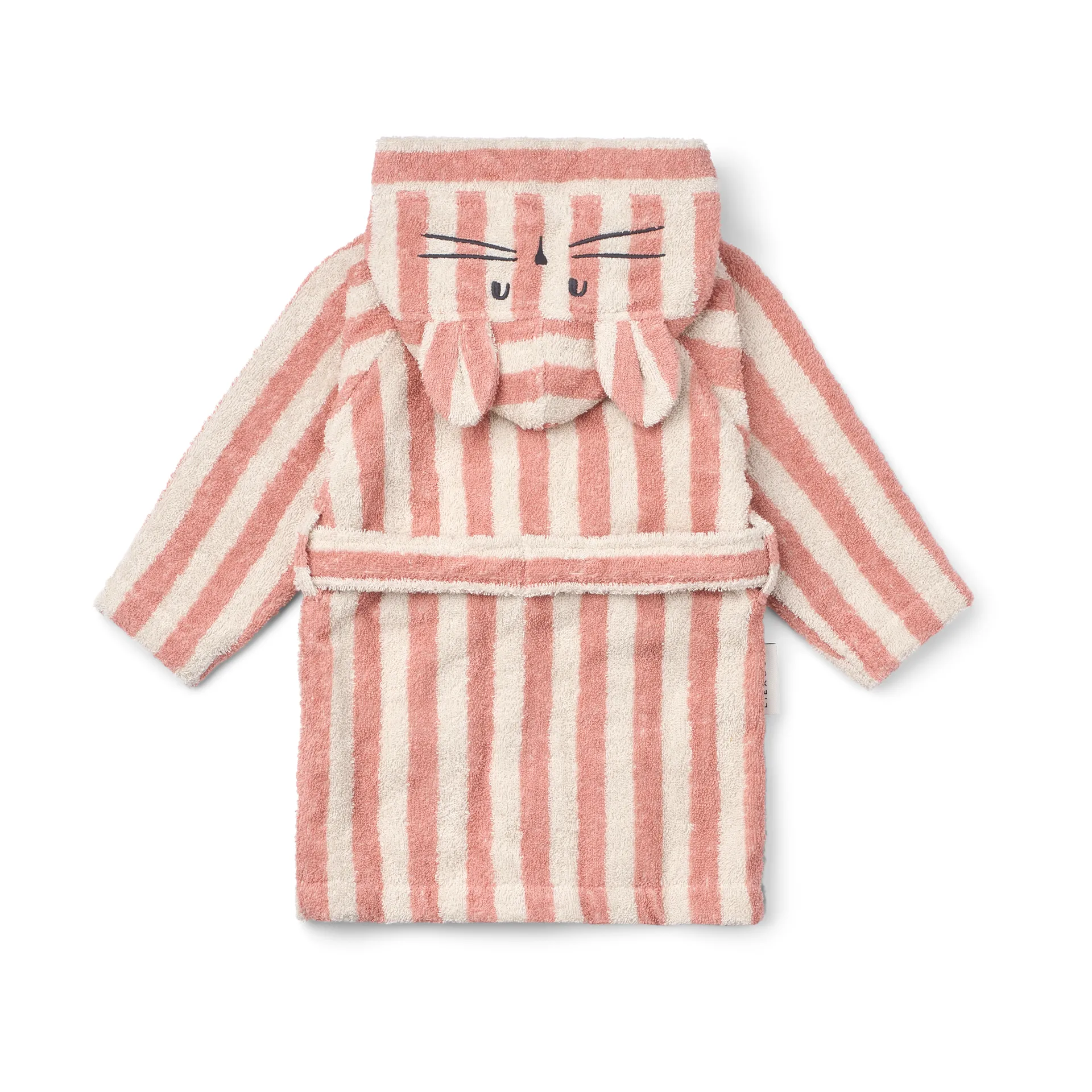 Lily badekåpe coral blush creme de la creme stripe, 5–6 år Liewood