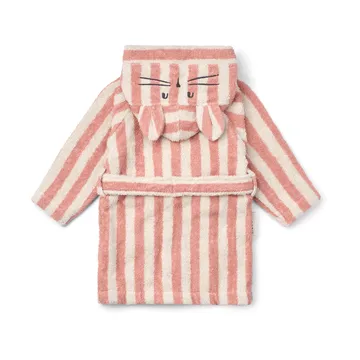 Lily badekåpe coral blush creme de la creme stripe - 5–6 år - Liewood