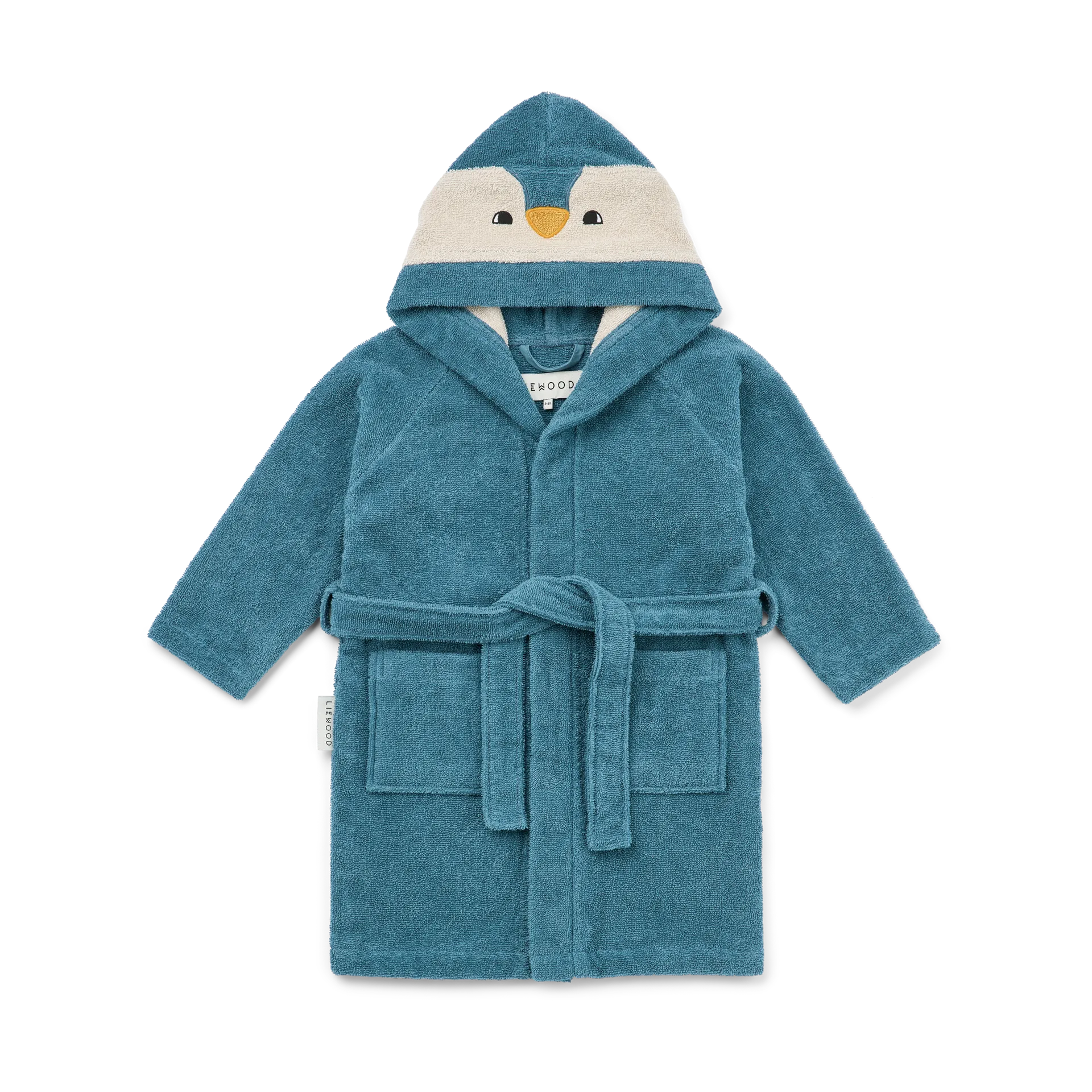 Lily badekåpe, Penguin oceanview mix, 1-2 år Liewood