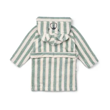 Lily badekåpe peppermint creme de la creme stripe - 3–4 år - Liewood