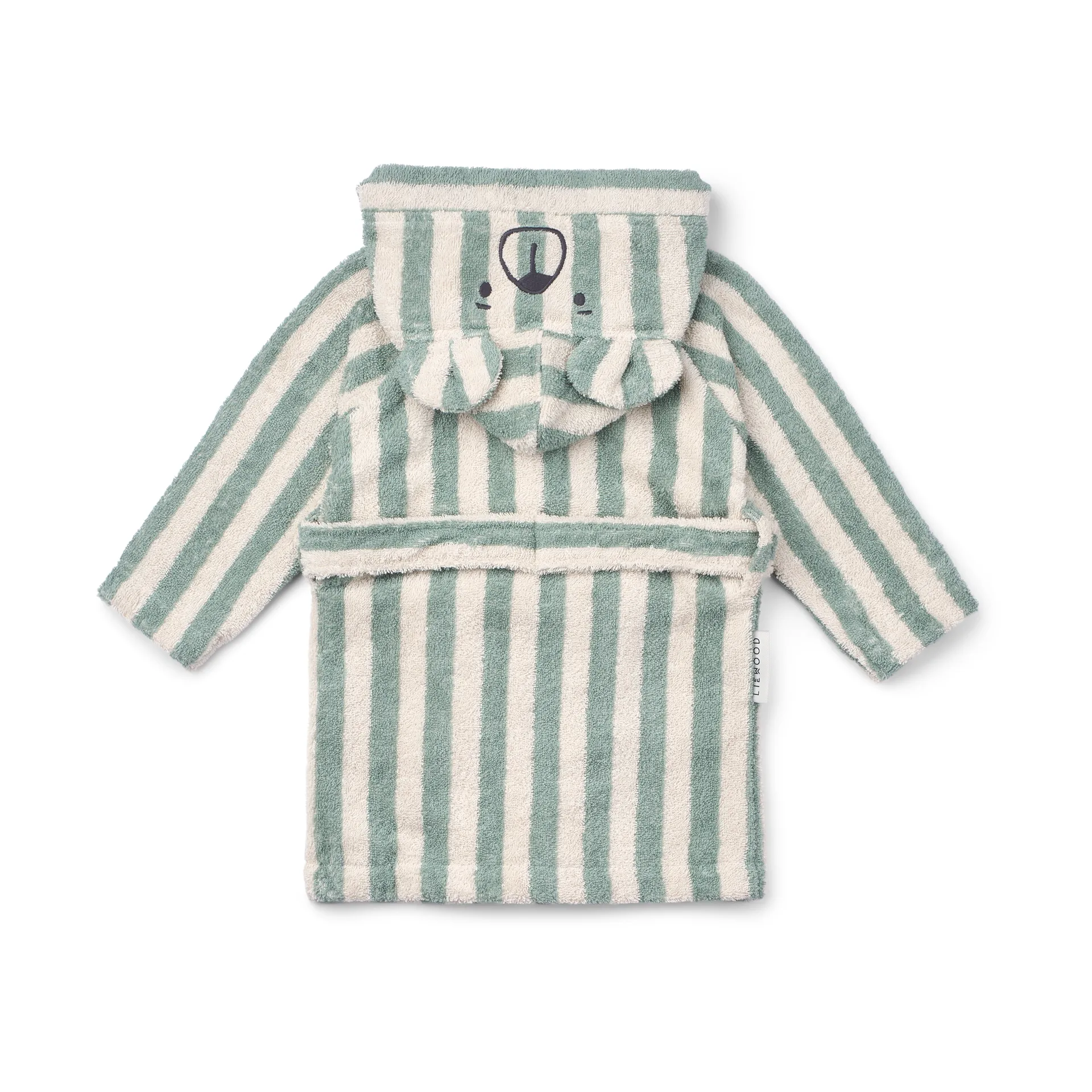 Lily badekåpe peppermint creme de la creme stripe, 5–6 år Liewood