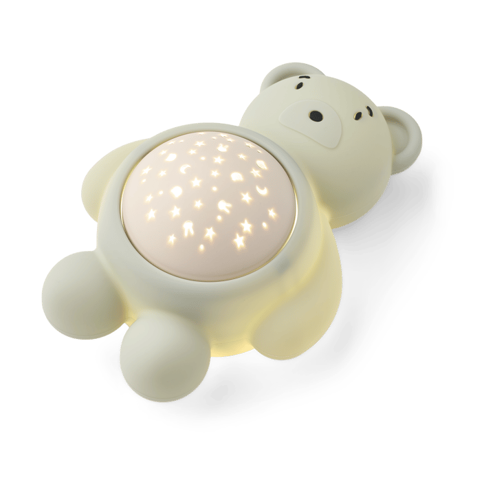 Manuel bear nattlampe med projektor og lyd, Dove blue Liewood