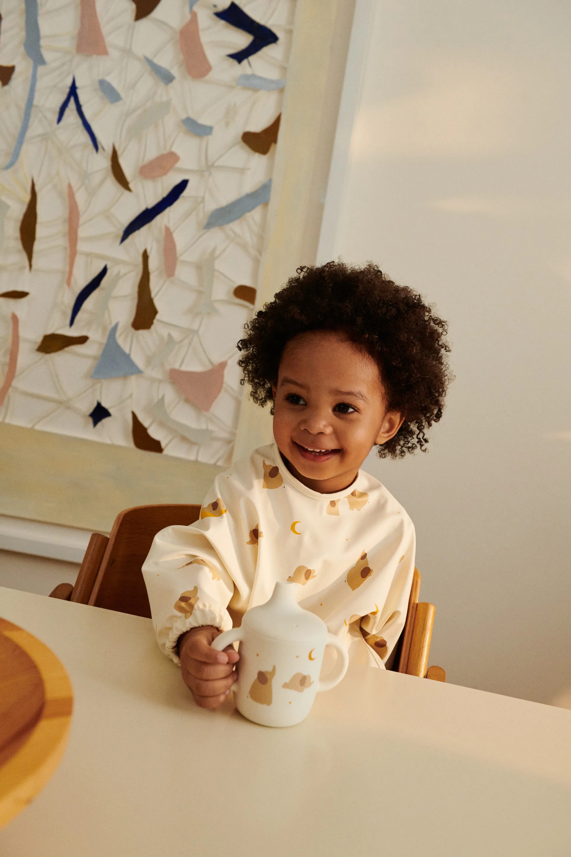 Merle smekke med erme, Elephant-Creme de la creme Liewood