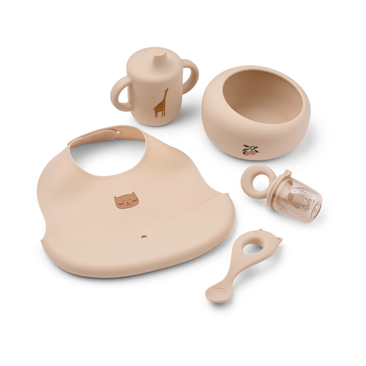 Mileah baby mealtime servisesett - Apple blossom - Liewood