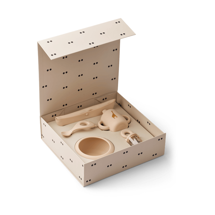 Mileah baby mealtime servisesett, Apple blossom Liewood