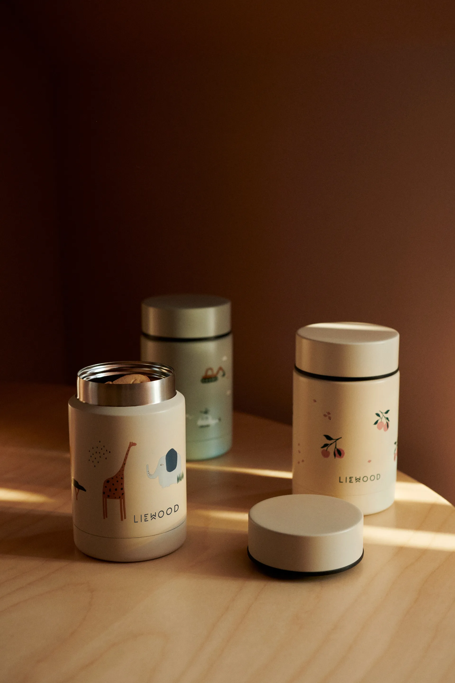 Nadja mattermos 0,25 L, Vehicles-dove blue mix Liewood