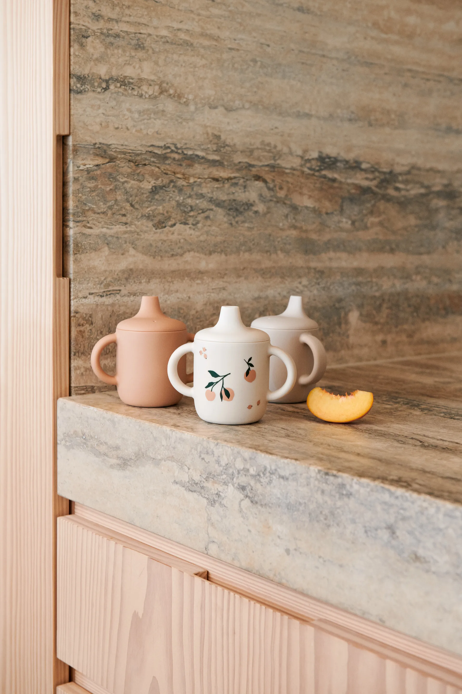 Neil tutekopp 15 cl, Peach-Sea shell mix Liewood