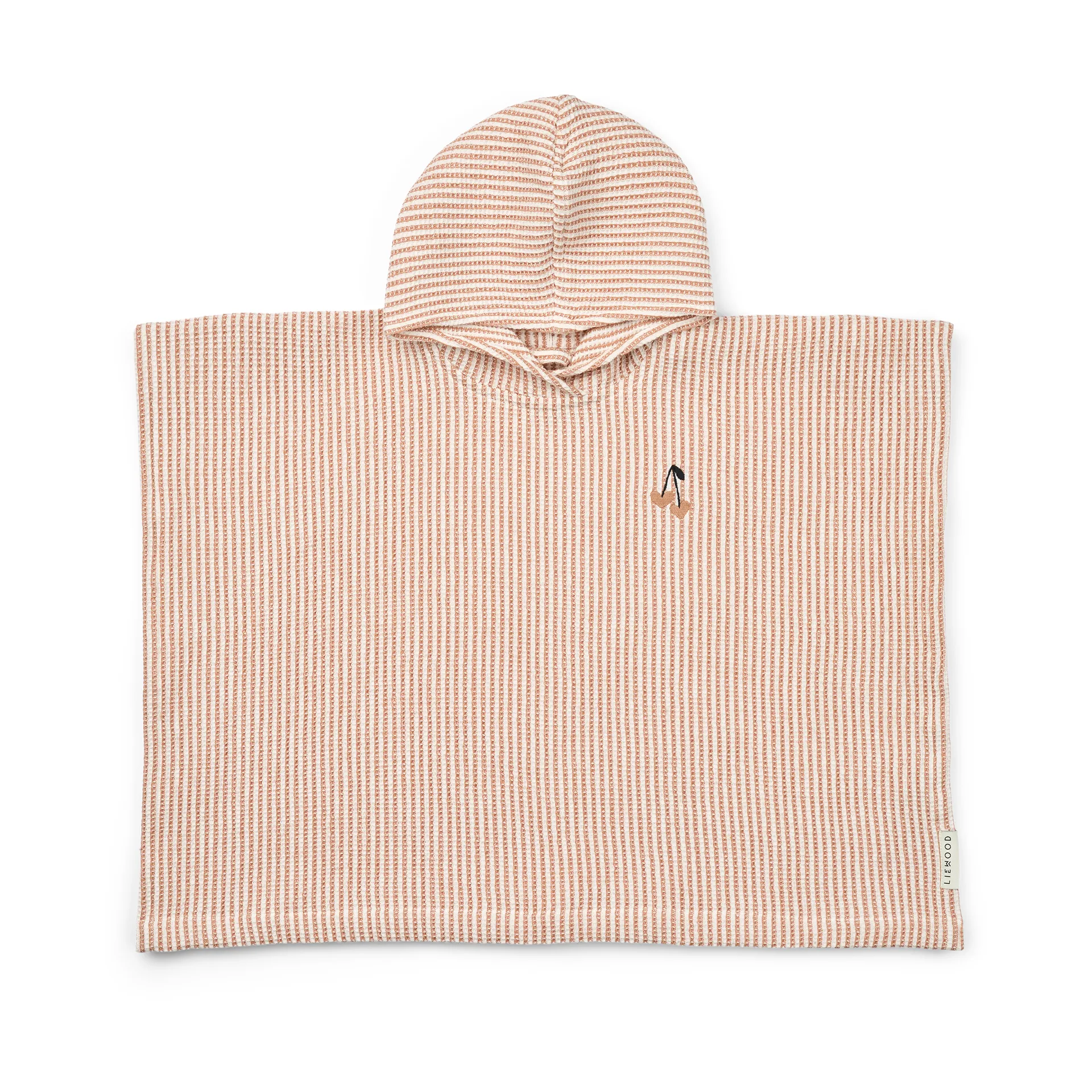 Paco badeponcho tuscany rose creme de la creme stripe, 3–4 år Liewood