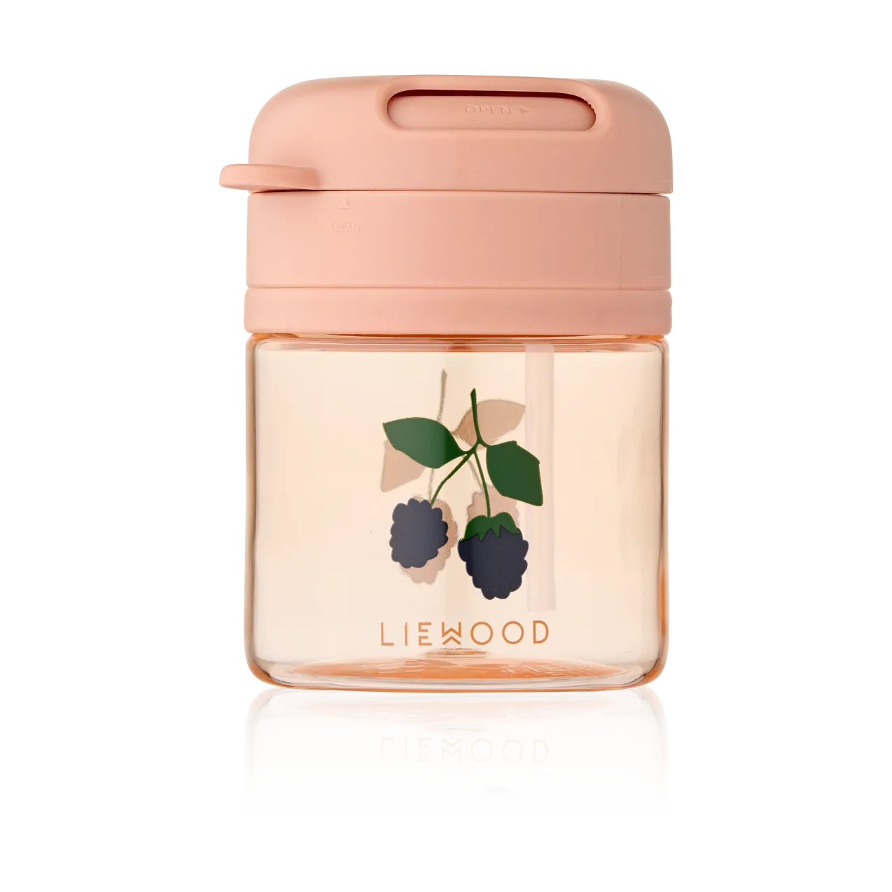 Pavia kopp med sugerør 28 cl, Berry-Pale Tuscany Liewood